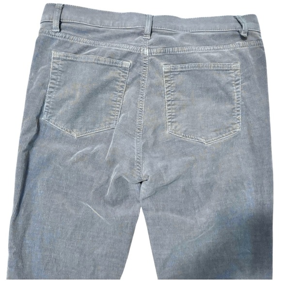 LOFT Modern Skinny Gray Corduroy Pants Size 6 or 28, cords, eclipse grey, silver - Picture 9 of 16